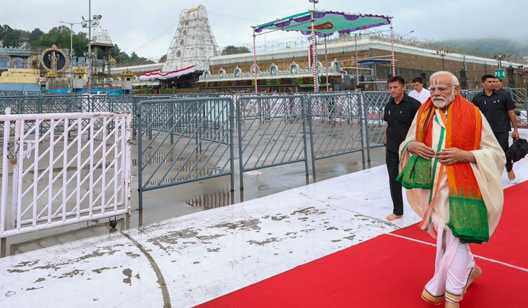 Narendra Modi in Tirupati